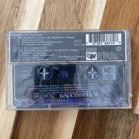 KATAKLYSM - Sorcery 1995 Cassette ( Collectible) Nuclear Blast America - Picture 2 of 6